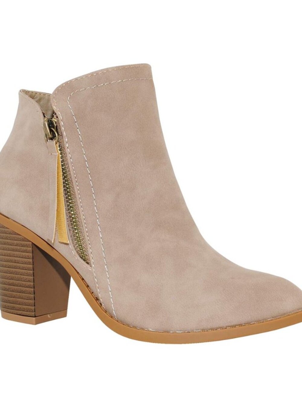Women's Fashion Side Zipper Booties